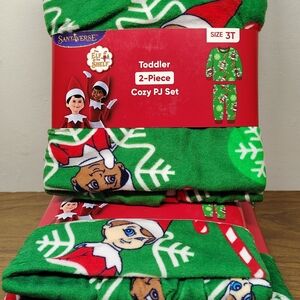 Elf on the Shelf Green Kids Pajamas